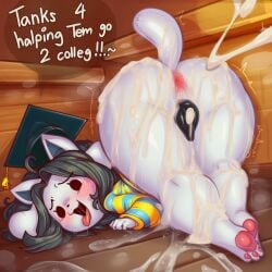 temmie from undertale by twinkaton