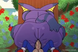 2d 2d_animation animated anthro anthro_on_anthro ass ass_bigger_than_head ass_juice ass_ripple ass_shine balls_on_ground ballsack bbm big_ass big_balls big_balls_with_big_penis big_ears big_the_cat bigger_penetrated bigger_penetrating_smaller bushes cum cum_in_ass flower flowers gay gay_male gay_sex gloves_only hands-free hedgehog interspecies loop looping_animation male male/male male_only male_penetrating moaning moaning_in_pleasure moaning_male moaning_on_cock mobian_(species) mobian_hedgehog music naked naked_male nature nature_background no_visible_face obese obese_anthro obese_male plap plap_(sound) plapping plapping_big_butt purple_fur round_ass round_butt sega sex_on_tree shiny_balls skinny_top small_dom_big_sub sonic_(series) sonic_the_hedgehog sonic_the_hedgehog_(series) sound sound_warning striped_body striped_fur striped_tail tail tail_on_butt tree video voice_acted watermark wet_dick wet_penis wide_hips witdrawsloods yaoi yellow_gloves