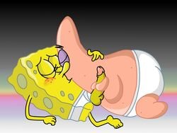 2boys gay kiss male male_only multiple_males patrick_star penis sea_sponge smooth_skin spongebob_squarepants spongebob_squarepants_(character) starfish tagme yaoi yece