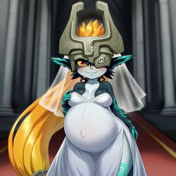 imp midna from the legend of zelda by lazybonesai