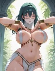 1girls ai_generated areola_slip areolae areolae_slip areolae_visible_through_clothing arms_above_head arms_up belly_dancer belly_dancer_outfit big_ass bouncing_ass bouncing_breasts breast_press breast_squish breasts_bigger_than_head byleth_(fire_emblem) byleth_(fire_emblem)_(female) dancing eager_to_impress female_focus female_only fire_emblem fire_emblem:_three_houses hourglass_figure huge_breasts large_areolae large_ass large_breasts looking_at_viewer looking_down looking_down_at_viewer nipple_bulge nipples nipples_visible_through_clothing pov pov_eye_contact presenting presenting_self raised_arm revealing_clothes showing_breasts showing_off slender_waist solo solo_female solo_focus swaying swaying_breasts swaying_hips tagme thick thick_ass thick_thighs touching_breast video