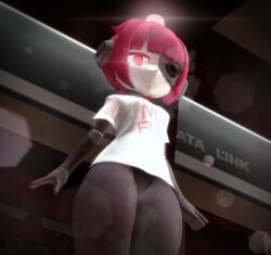 1girls 3d background big_thighs dripping_wet female female_focus female_only garry's_mod humanoid juice light lisedoub looking_at_viewer looking_down medium_breasts mini_sentry mini_sentry_chan_(zzwz) no_emotion no_panties one_eye red_eyes red_hair sentry_(team_fortress_2) shirt shirt_only sweaty tagme team_fortress_2 viewed_from_below visible_pussy white_shirt