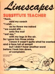 1987 2boys archived_source ass bill_ward english_text gay male male_only monochrome original poem text traditional_media what yaoi