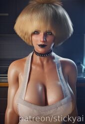 misty olszewski from cyberpunk (series) by stickyai