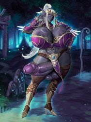 night elf from world of warcraft by bremonqueen