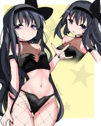 akemi homura from puella magi madoka magica by eclipxare