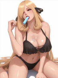 cynthia (pokemon) from pokemon by chanquazz