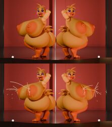runaboo chica from five nights at freddy's by notsafeforgek