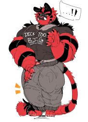 abs akachionmain anthro biceps bodybuilder furry game_freak hyper hyper_balls hyper_genitalia hyper_muscles hyper_penis hyper_testicles incineroar male male_focus male_only muscle muscles muscular muscular_arms muscular_legs muscular_male muscular_thighs nintendo pecs penis_through_leghole penis_under_clothes pokemon