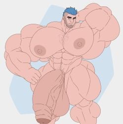 abs balls biceps bodybuilder flaccid gab_art hyper hyper_balls hyper_genitalia hyper_muscles hyper_penis hyper_testicles male male_focus male_only muscles muscular muscular_arms muscular_ass muscular_back muscular_legs muscular_male muscular_thighs nipples nude pecs penis solo solo_male testicles veins veiny_penis