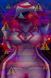 1girls 2d 2d_(artwork) alphatale artist_request big_breasts female female_only godverse huge_breasts omni_404 rule_63 sans solo straight undertale undertale_(series) undertale_au