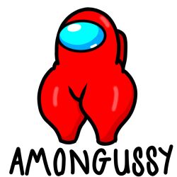 among_us amongussy big_ass big_butt crewmate_(among_us) shitpost theycallmez thick_thighs white_background