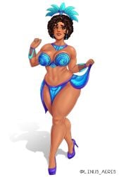 1girls 2d big_breasts carnival colombian dark-skinned_female dark_skin disney encanto female female_focus female_only julieta_hot_wings_(linus_aeris) julieta_madrigal latina linus_aeris mature_female mature_woman milf mother rocner