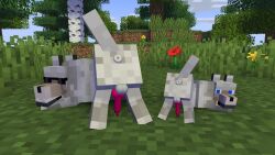 1920x1080 2boys 3d animal_ears animal_genitalia animal_nose animal_penis animal_tail anus ass ass_up balls ballsack blue_eyes butt_up cock dick feral feral_only furry gay genitals glasses grass knot knotted_penis low_effort male male_only microsoft minecraft mojang pale_wolf_(minecraft) penis presenting_anus presenting_ass presenting_butt tail testicles white_sclera wolf wolf_(minecraft) xbox_game_studios