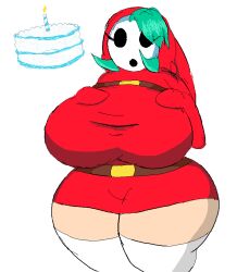 shy gal from mario (series) by drawfag