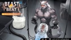 animated animation beast_beat big_penis blinder chest furry furry_game gay indie_game male milking milking_machine muscles muscular muscular_male naked nipple_ring panther penis_milking prison prisoner scar semen solo stand_fuck tattoo zark