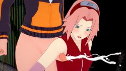 3d armpit armpit_fetish armpit_sex armpits big_penis cum cumshot female naruto naruto_shippuden sakura_haruno uzumaki_naruto zenin1