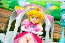 3d alternate_version_available mario_(series) nintendo no_panties princess_peach super_mario_bros. super_nintendo_world tagme