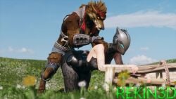 1boy 1girls 3d animated anthro anthro_on_human anthro_penetrating arm_tattoo bent_over clothed clothed_sex clothing comandorekin dire_(fortnite) doggy doggy_style duo duo_focus fanart female female_human fortnite fur furry helmet hi_res highres large_ass large_breasts large_penis lynx_(fortnite) male male_anthro/female_human monster mp4 outdoor outdoor_sex outdoors outside penetration rekin3d sex sound straight stylized tattoo thick_thighs vaginal vaginal_penetration vaginal_sex video