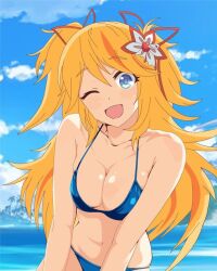 beach bikini ninon_(princess_connect!) princess_connect! princess_connect!_re:dive