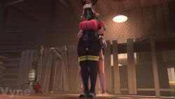 3d animated arms_behind_back belt big_ass big_breasts bodysuit disguise enemies fempyro gas_mask mp4 night pyro pyro_(team_fortress_2) raining sound source_filmmaker spy_(team_fortress_2) standing standing_sex straight team_fortress_2 thick_ass thick_thighs thigh_sex thighhighs thighjob video vyne wide_hips