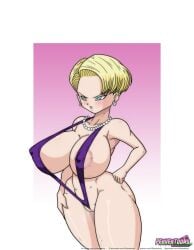 android 18 from dragon ball by riffsandskulls