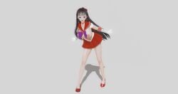 bishoujo_senshi_sailor_moon black_hair clothing kimuhazu_no_kakurega large_breasts red_skirt rei_hino sailor_mars skirt