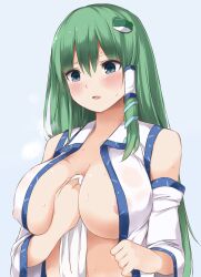 1girls sanae_kochiya tagme techi_(techi35499) touhou