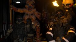 3d breasts call_of_duty five_nights_at_freddy's garry's_mod larger_female marionette_(fnaf) modern_warfare nightmare_chica_(fnaf) palpatinedewit puppet_(fnaf) rule_63 scared security_puppet_(fnaf) smaller_male tagme weapon