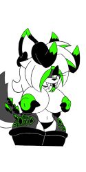 1:2 anthro bethesda_softworks big_breasts breasts canid canine cody_wolf fallout female mammal nipples no_source sega solo sonic_(series) sonic_the_hedgehog_(series) video_games