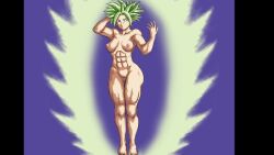 animated animation anime_style areola armpits aura biceps blue_eyes breasts dragon_ball dragon_ball_fighterz dragon_ball_super dragon_ball_z fan_animation fan_edit fusion green_hair kefla legendary_super_saiyan muscles muscular_female naked naked_female nipples nude nude_female saiyan skin sound sound_effects spiked_hair super_dragon_ball_heroes super_saiyan super_saiyan_2 tagme video vulva vulva_line yamidanight