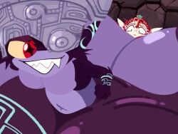 2girls animated ass ass_smothering big_ass big_breasts big_thighs bottom_heavy breasts bubble_ass bubble_butt crushing dat_ass facesitting fang fat_ass female female_focus female_only giant_ass gigantic_ass huge_ass huge_thighs hyper hyper_ass hyper_thighs imp imp_midna large_ass midna mp4 nintendo princess_zelda puntthepoodle round_ass sharp_teeth shortstack smile smothering sound tagme the_legend_of_zelda thick_ass thick_thighs thighhighs twilight_princess video voluptuous wall_smashing zelda_(twilight_princess)