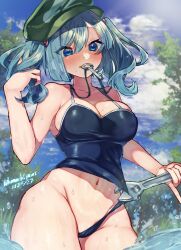 1girls big_breasts hamachi_paint tagme touhou water