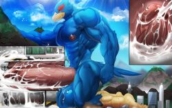 abs anthro balls biceps bodybuilder cum_flood cum_on_self excessive_cum falco_lombardi furry furry_only hyper hyper_balls hyper_genitalia hyper_muscles hyper_penis hyper_testicles macro magangz male male_focus male_only masturbation muscles muscular muscular_arms muscular_ass muscular_back muscular_legs muscular_male muscular_thighs nipples pecs penis star_fox testicles veins veiny_penis
