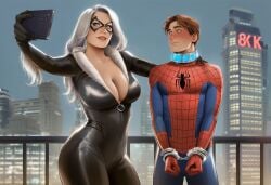 1boy 1boy1girl 1girls ai_generated ass big_ass big_breasts big_thighs black_cat_(marvel) breasts couple couple_(romantic) couple_love couples curvaceous curvy curvy_figure digital_media_(artwork) felicia_hardy female femdom hips huge_ass huge_breasts huge_thighs large_ass large_breasts large_thighs legs light-skinned_female light-skinned_male light_skin male male/female malesub marvel marvel_comics mature mature_female peter_parker phophopho slim_waist spider-man spider-man_(series) straight thick thick_hips thick_legs thick_thighs thighs voluptuous waist white_hair wide_hips wide_thighs
