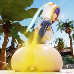 beach bunnii_o'hare_(fortnite) fart fart_cloud fart_fetish farting_in_face fortnite lawryess