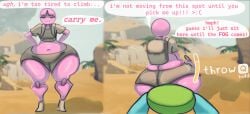 1girl 1girls 1woman 2d 2d_(artwork) :3 annoying arrogant ass ass_cleavage ass_crack ass_focus bitch bitchy brat bratty bully butt butt_crack butt_focus buttocks bwumb complaining fat fat_ass female female_focus female_only frisbee hyper hyper_ass larger_female lazy mean peak_(videogame) phat_ass prank prank_em_john revenge scout_(peak) smug smug_face smug_grin thicc thick thick_ass thick_thighs throwing tired