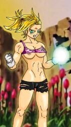 1female 1girls 2012 annoyed annoyed_expression annoyed_face annoyed_female belly belly_button black_shorts blood blood_drip blood_in_mouth bra_briefs bra_briefs_(dragon_ball_multiverse) bruise bruise_on_face bruised bruises clothed clothed_female clothes clothing digital_art digital_drawing digital_drawing_(artwork) digital_media digital_media_(artwork) dragon_ball dragon_ball_gt dragon_ball_multiverse dragon_ball_xenoverse dragon_ball_z energy energy_ball female female_focus female_only female_saiyan female_solo fist fists fists_clenched fit fit_body fit_female fit_girl gloves gloves_only green_eyes green_eyes_female hair_ornament hourglass_figure hourglass_figured_female looking_aside navel nip_slip nipple_bulge nipple_slip nipples pink_sports_bra ponytail ponytail_(hair) ponytail_female ponytail_hair ponytail_hold ripped_clothes ripped_clothing ripped_shorts ripped_sports_bra round_boobies round_boobs round_breasts round_tits round_titties saiyan saiyan_female saiyan_girl serious serious_expression serious_face serious_look shiny shiny_ass shiny_body shiny_breasts shiny_butt shiny_hair shiny_legs shiny_skin shiny_thighhighs shiny_thighs simple_background skimpy skimpy_clothes skimpy_outfit solo solo_female solo_focus son_bra spiky_hair sports_bra sports_bra_lift super_saiyan thigh_gap thigh_highs thighhighs thighs torn_clothes torn_clothing torn_legwear torn_shorts