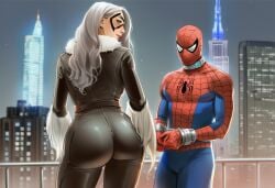 1boy 1boy1girl 1girls ai_generated ass big_ass big_breasts big_thighs black_cat_(marvel) breasts couple couple_(romantic) couple_love couples curvaceous curvy curvy_figure digital_media_(artwork) felicia_hardy female femdom hips huge_ass huge_breasts huge_thighs large_ass large_breasts large_thighs legs light-skinned_female light-skinned_male light_skin male male/female malesub marvel marvel_comics mature mature_female peter_parker phophopho slim_waist spider-man spider-man_(series) straight thick thick_hips thick_legs thick_thighs thighs voluptuous waist white_hair wide_hips wide_thighs