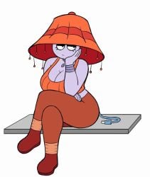 1girls 2026 animated animated_gif breasts female female_only gif lampshay oc original_character sketchfins thighs