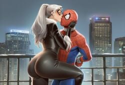 1boy 1boy1girl 1girls ai_generated ass big_ass big_breasts big_thighs black_cat_(marvel) breasts couple couple_(romantic) couple_love couples curvaceous curvy curvy_figure digital_media_(artwork) felicia_hardy female femdom hips huge_ass huge_breasts huge_thighs large_ass large_breasts large_thighs legs light-skinned_female light-skinned_male light_skin male male/female malesub marvel marvel_comics mature mature_female peter_parker phophopho slim_waist spider-man spider-man_(series) straight thick thick_hips thick_legs thick_thighs thighs voluptuous waist white_hair wide_hips wide_thighs