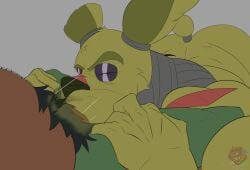 2boys animatronic anthro anthro_on_anthro blowjob butt closed_eyes deepthroat erection faceless_male fellatio five_nights_at_freddy's five_nights_at_freddy's_3 fnafhs furry gay male male/male male_only mature_male nude oral_sex penetration penis rabbit robot sex springtrap springtrap_(fnaf) unknowinglytea