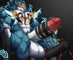 abs anthro balls biceps bodybuilder furry furry_only gay hyper hyper_balls hyper_genitalia hyper_penis hyper_testicles magangz male male_focus male_only milking_machine muscles muscular muscular_arms muscular_ass muscular_back muscular_legs muscular_male muscular_thighs nipples pecs penis penis_milking testicles veins veiny_penis