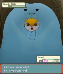 cave ditto ditto_(pokemon) ditto_face femboy gameplay_mechanics health_bar kirlia lulo_the_kirlia original_character penis pitahaya pokemon pokemon_(species) slime status_effect testicles
