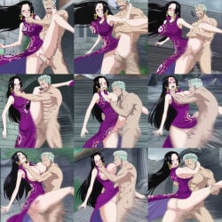 ai_generated big_boobs boa_hancock dilf fast_thrusts gyaru-oh hardcore impregnation one_piece pounding_pussy raped_female raping smoker_(one_piece) sucking_boob sucking_nipples