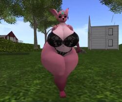 1girls 3d animated big_breasts breasts female ferialexonar game large_ass large_breasts low_res lowres second_life tagme thick_ass thick_thighs video voluptuous wide_hips