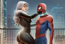 1boy 1boy1girl 1girls ai_generated ass big_ass big_breasts big_thighs black_cat_(marvel) breasts couple couple_(romantic) couple_love couples curvaceous curvy curvy_figure digital_media_(artwork) felicia_hardy female femdom hips huge_ass huge_breasts huge_thighs large_ass large_breasts large_thighs legs light-skinned_female light-skinned_male light_skin male male/female malesub marvel marvel_comics mature mature_female peter_parker phophopho slim_waist spider-man spider-man_(series) straight thick thick_hips thick_legs thick_thighs thighs voluptuous waist white_hair wide_hips wide_thighs
