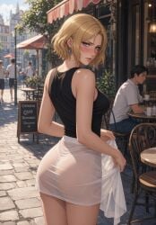 ai_generated nina_williams public see-through skirt tekken tekken_8