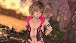 3d athletic athletic_female big_breasts breasts busty dead_or_alive dead_or_alive_xtreme_venus_vacation female female_focus female_only hourglass_figure meg_(doa) pinup pinup_pose shoulder_length_hair tagme wide_hips x-kx_(artist)