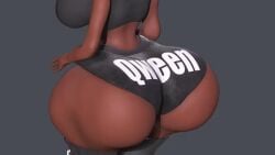 1girls 3d animated ass ass_focus ass_shot back_view bbw big_ass big_booty_judy big_butt blitzhero booty_shorts bottomwear bubble_butt commissioner:blitzhero commissioner_upload dark-skinned_female dat_ass fat_ass female hi_res highres huge_ass jiggling_ass judy large_ass large_breasts no_sound original_character round_ass shaking_butt solo_focus tagme teaser thick_ass thick_thighs thickandtallwomen3d twerking video voluptuous wide_hips